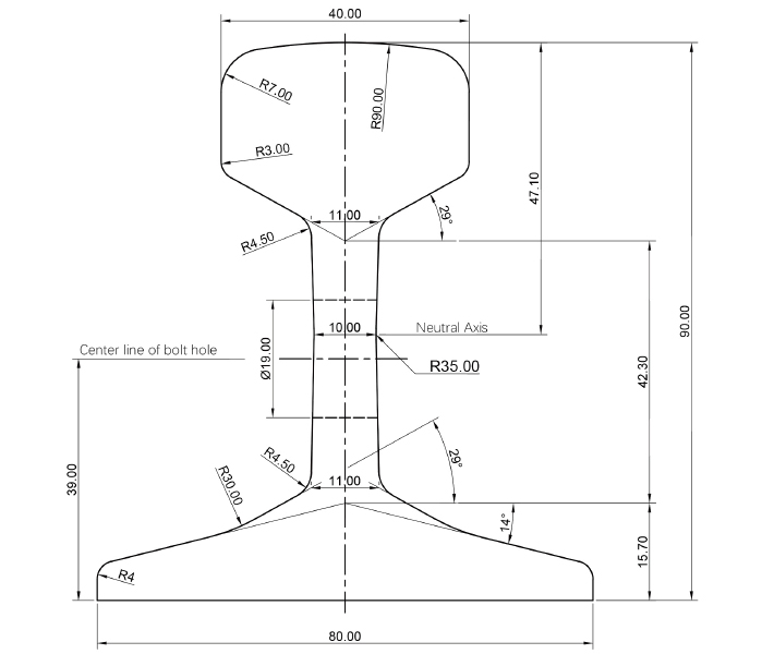 18Kg Light Rail