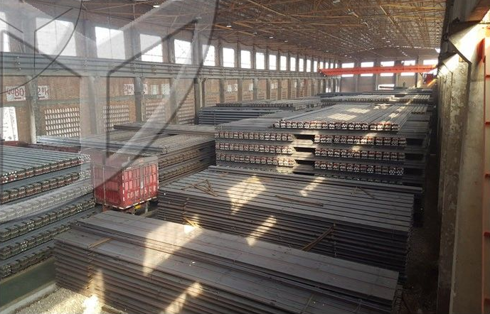 stock of steel rail