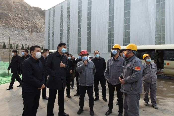 ZHANG CAILAI, VICE MAYOR OF HANDAN, VISITED YONGYANG SPECIAL STEEL