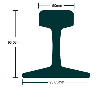 45LB/YD RAIL, 45LBS RAIL, ASCE45 RAIL