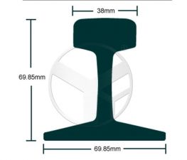 25LB/YD RAIL, 25LBS ASCE RAIL