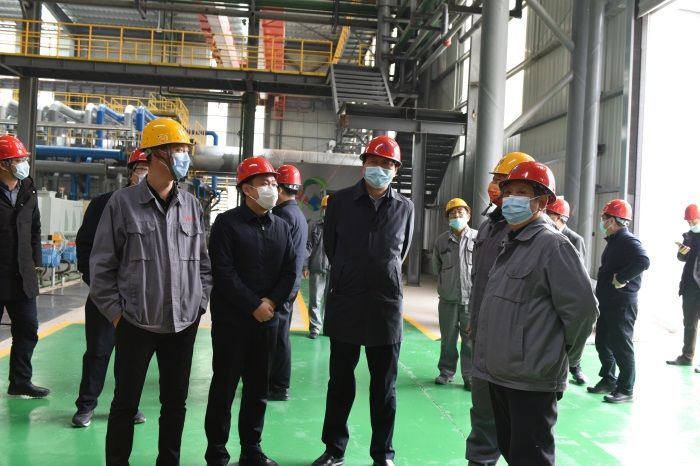 ZHANG CAILAI, VICE MAYOR OF HANDAN, VISITED YONGYANG SPECIAL STEEL