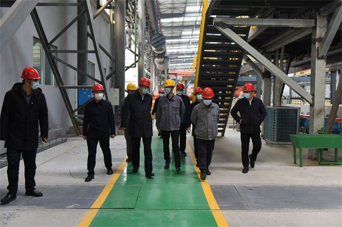 ZHANG CAILAI, VICE MAYOR OF HANDAN, VISITED YONGYANG SPECIAL STEEL