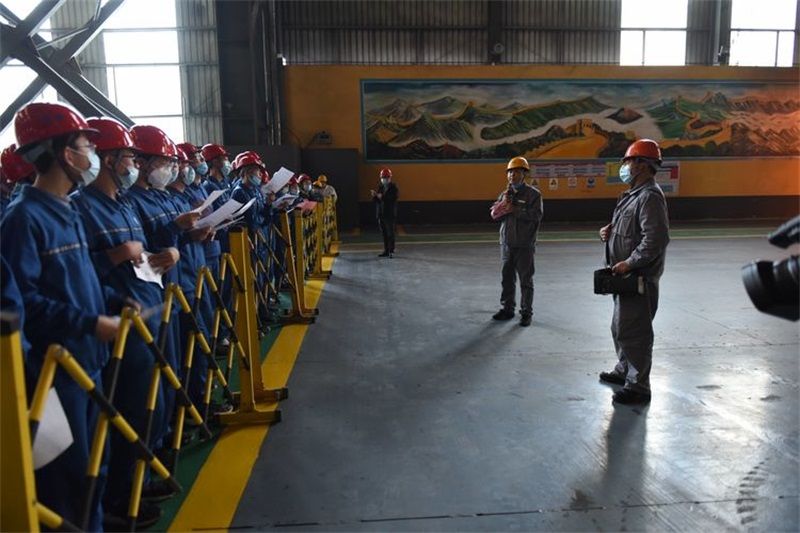 ZHANG CAILAI, VICE MAYOR OF HANDAN, VISITED YONGYANG SPECIAL STEEL