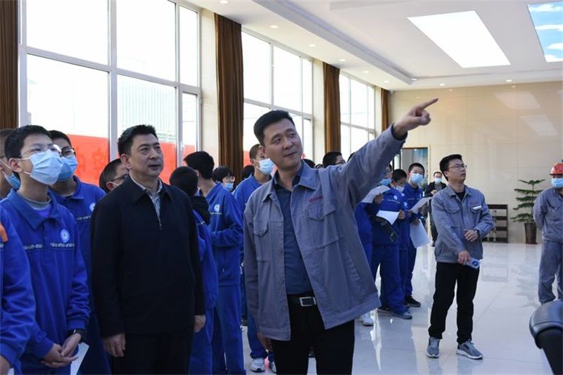 ZHANG CAILAI, VICE MAYOR OF HANDAN, VISITED YONGYANG SPECIAL STEEL