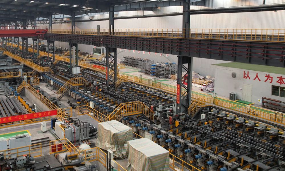 Heavy rail workshop of Hebei Yong Yang Steel Group 